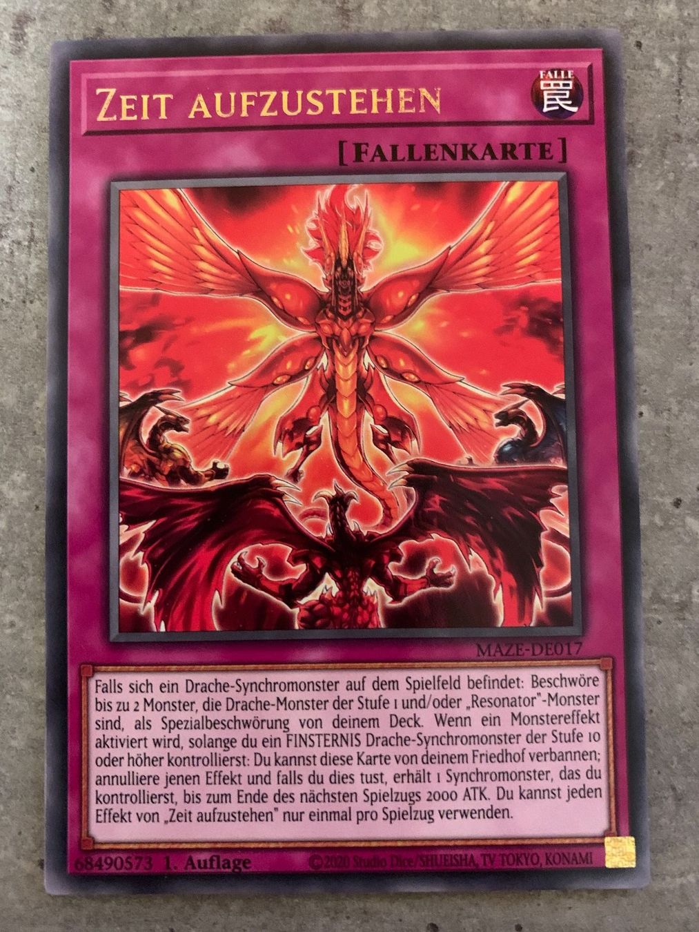 Yugioh Carte collezionabili: Zeit aufzustehen, MAZE-DE017, Rare – Nuovo (secondo la descrizione) da Gränichen venduto da Pauli94