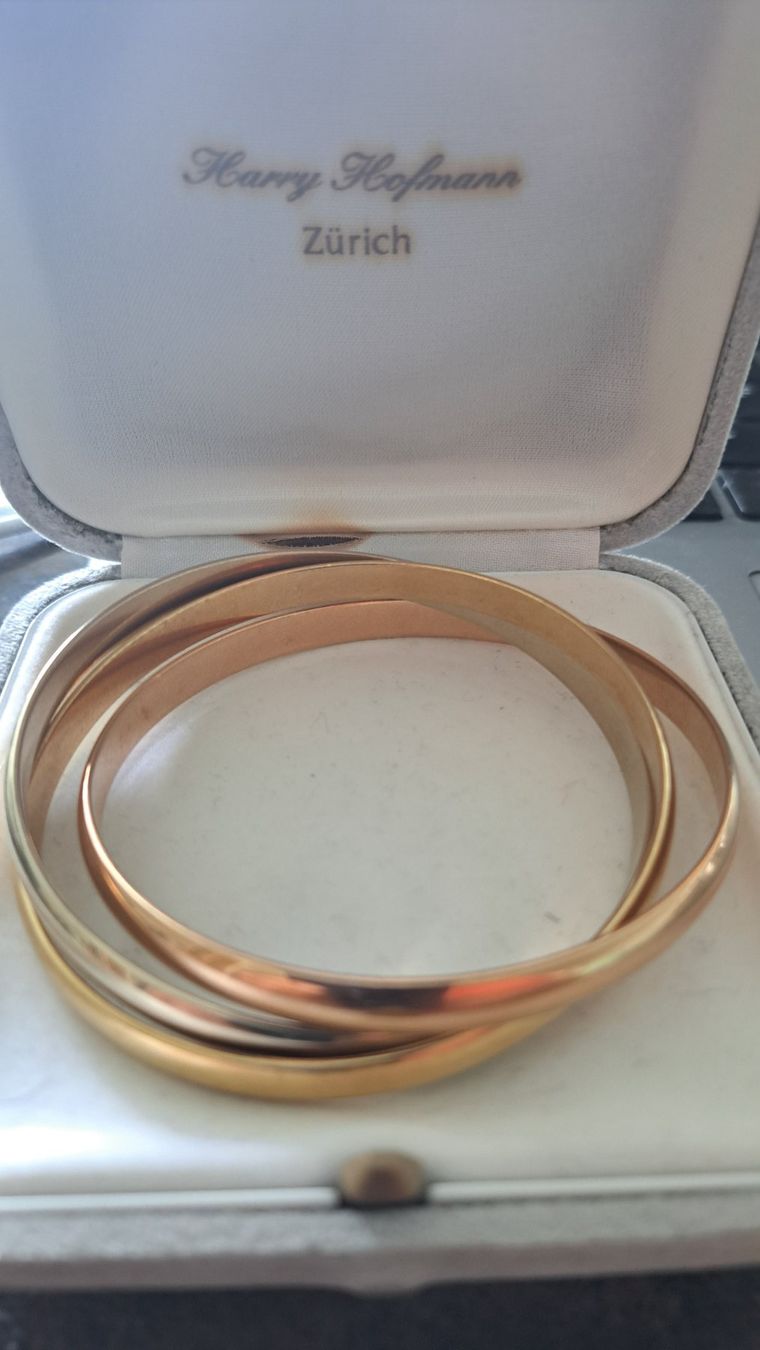Cartier Bracciali & Braccialetti: Cartier 3er Armreif – Usato da Pfäffikon ZH venduto da Valsangiaccomo