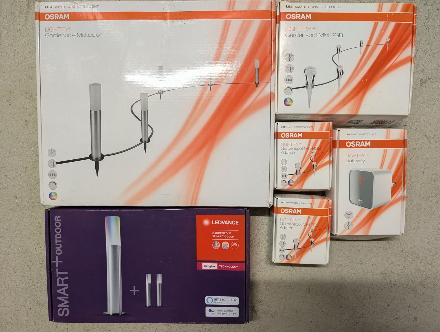 Osram Lampes: 6x Ledvance Osram Surface Light, 3x Gardenspot,2x Gardenpole – D'occasion à Zeihen par Jpeg 3