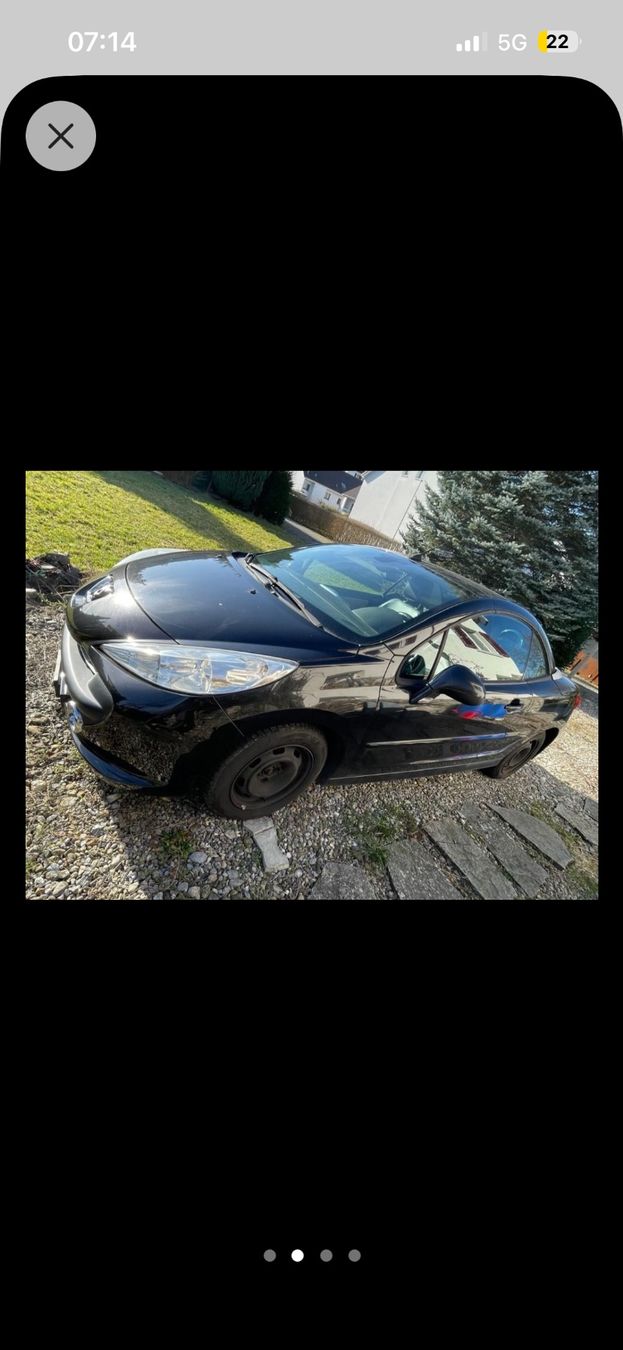Peugeot Autos: Peugeot 207 CC Cabriolet - EXPORT – Défectueux à Münchenstein par ArdaG01 2