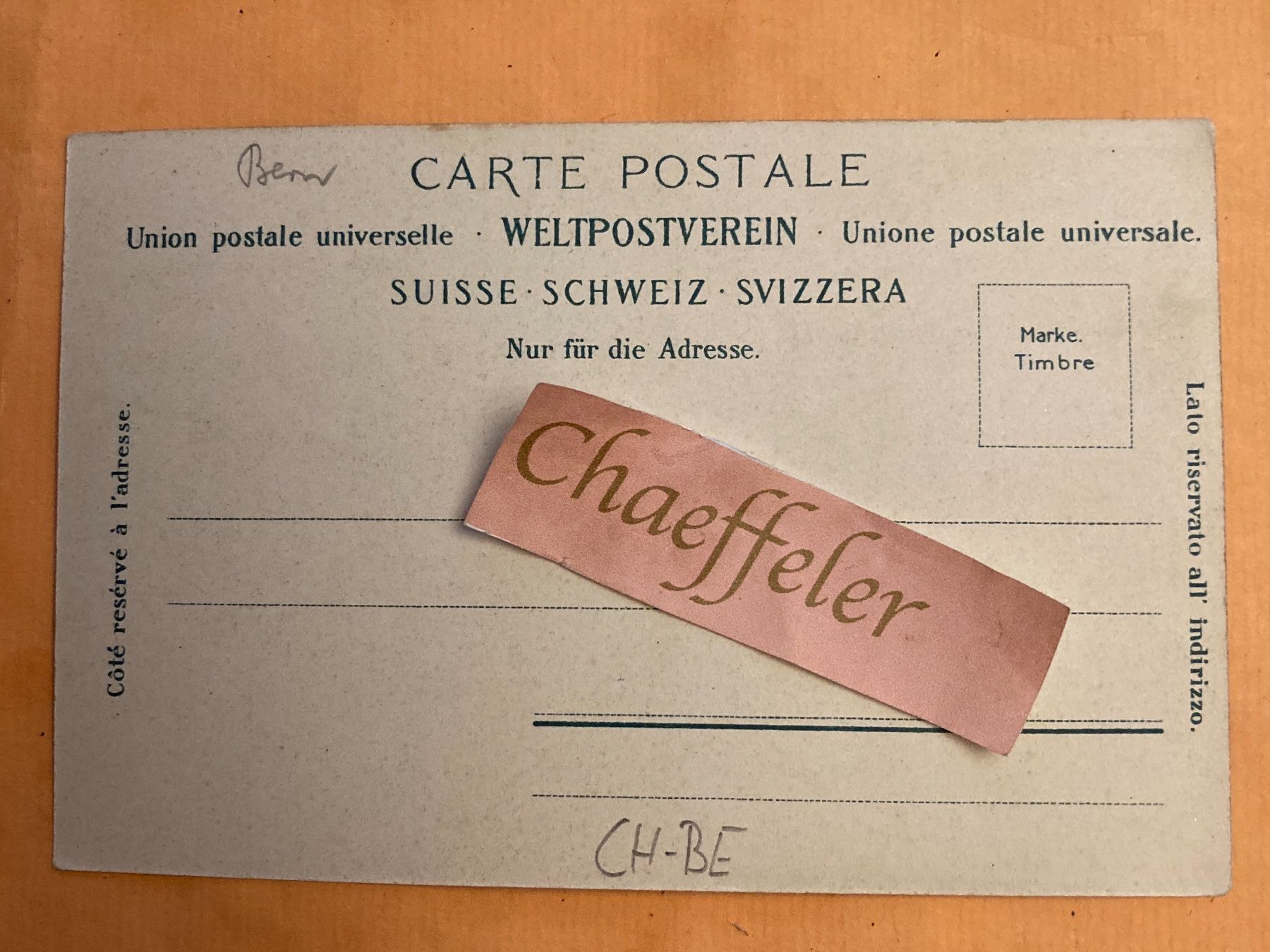 Cartes postales: Wilderswyl.  Wilderswil – D'occasion à Zürich par Chaeffeler 1