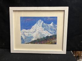 PEINTURE SIGNÉE ST-MAURICE VALAIS