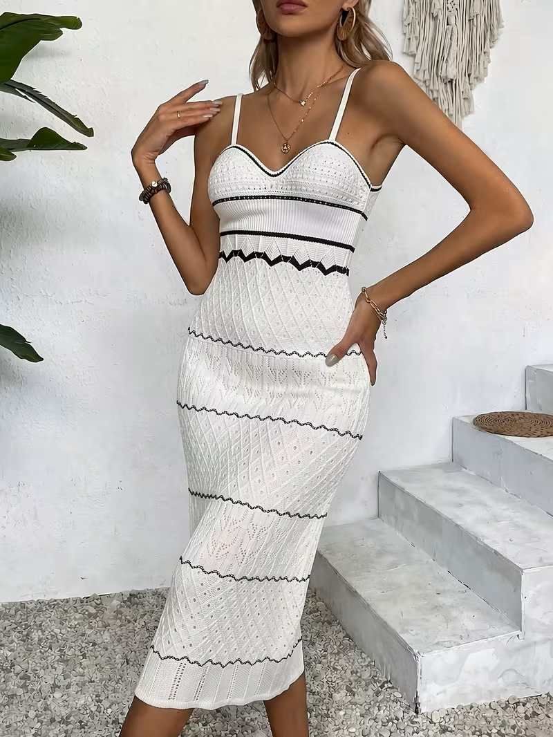 Kleider: Wunderschönes Strickleid Boho. off weiss. S. neu – Neu (gemäss Beschreibung) aus Boll von frauweber 1