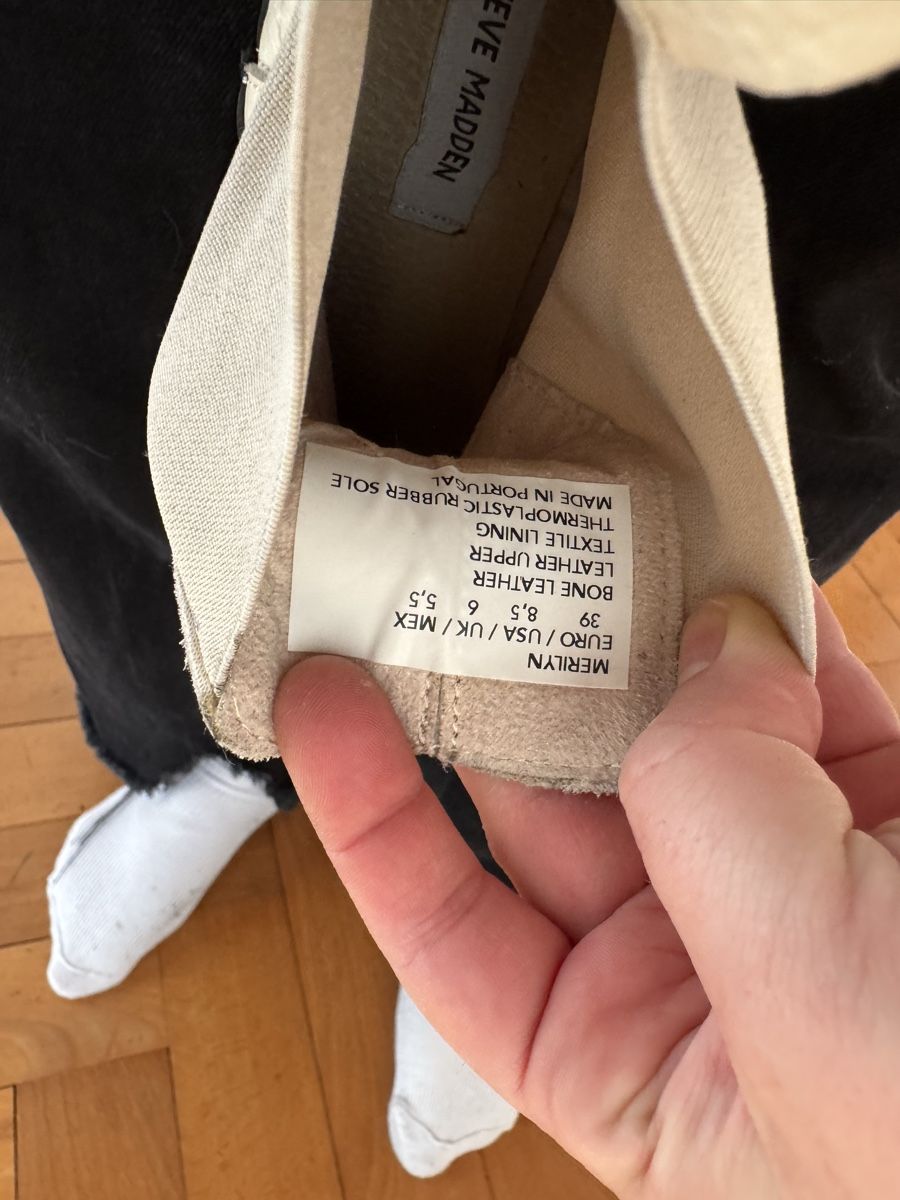 Steve Madden Scarpe da donna: Steve Madden Chunky Chelsea Boots – Usato da Biel/Bienne venduto da catduc 4