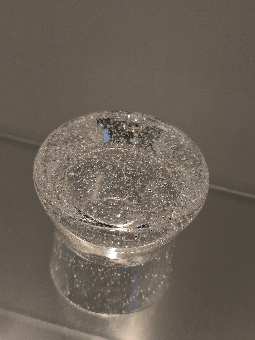 Bicchieri: Vintage Bubble Glas Uranglas, Teelichtglas, – Usato da Flamatt venduto da Tyrael01 9