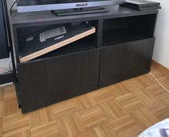 Besta Ikea TV Bank + 2 Tablare