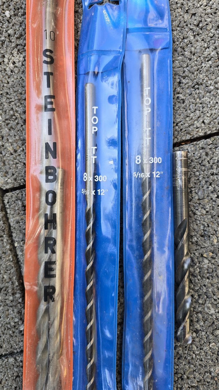 Alle Werkzeuge: 5 Stk.Steinbohrer  – Gebraucht aus Walkringen von Vanuca 1