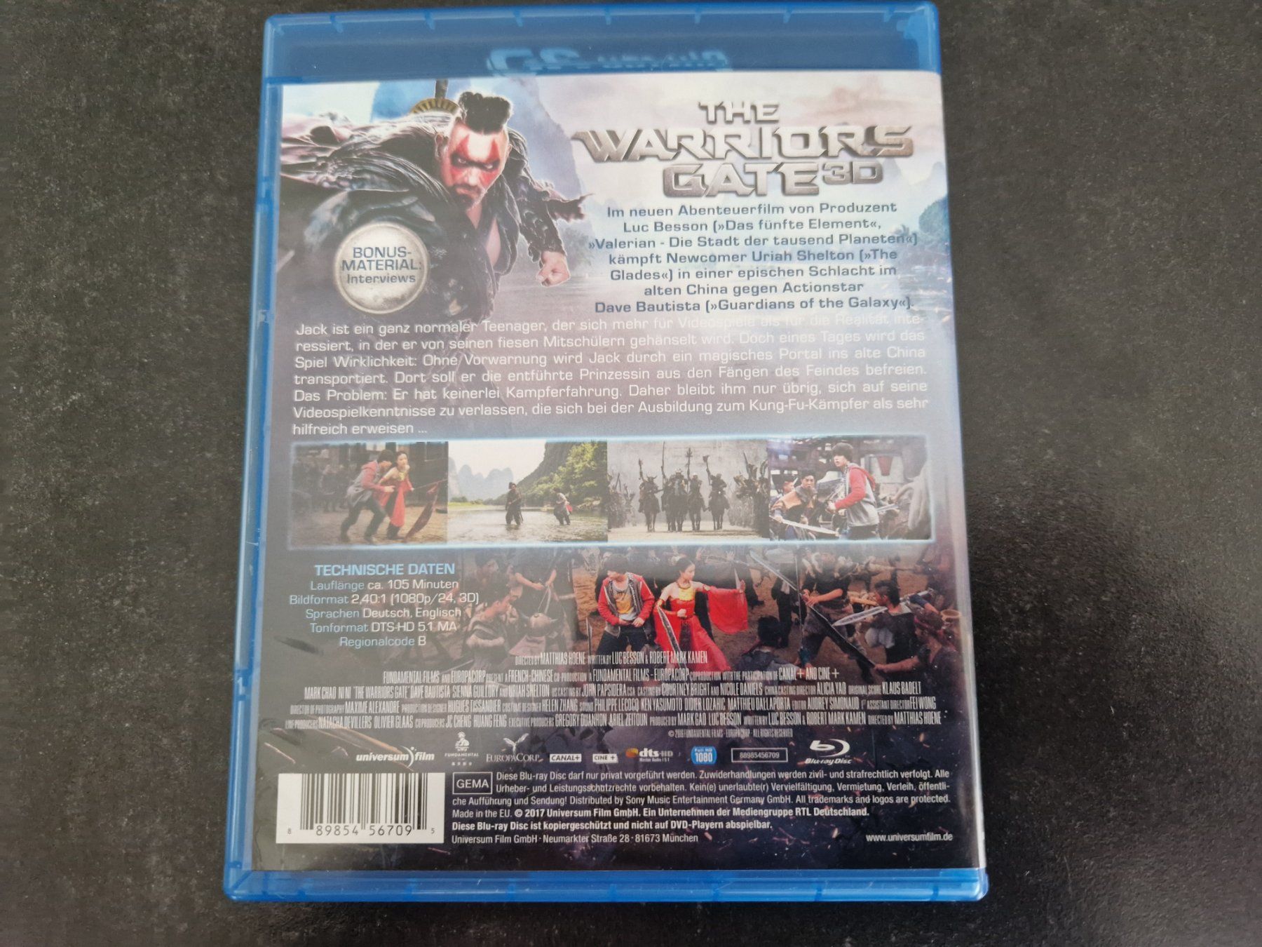 Tutti i DVDs: The Warriors Gate  3D Blu-Ray Topzustand – Usato da Buchs SG venduto da Herc01 2