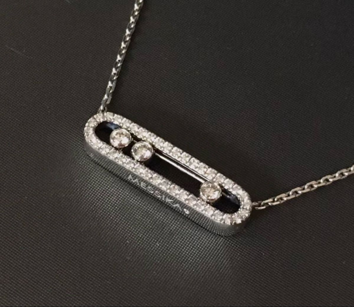 Messika Catenine: Collier Messika argenté – Nuovo e nell'imballaggio originale da Neuchâtel venduto da xiao_bei 1