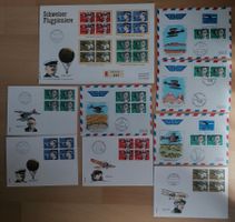 9 Flugpostbriefe