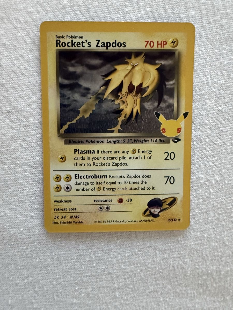 Cartoline: Rockets Zapdos 15/132 – Nuovo (secondo la descrizione) da Meilen venduto da ale_v8wf