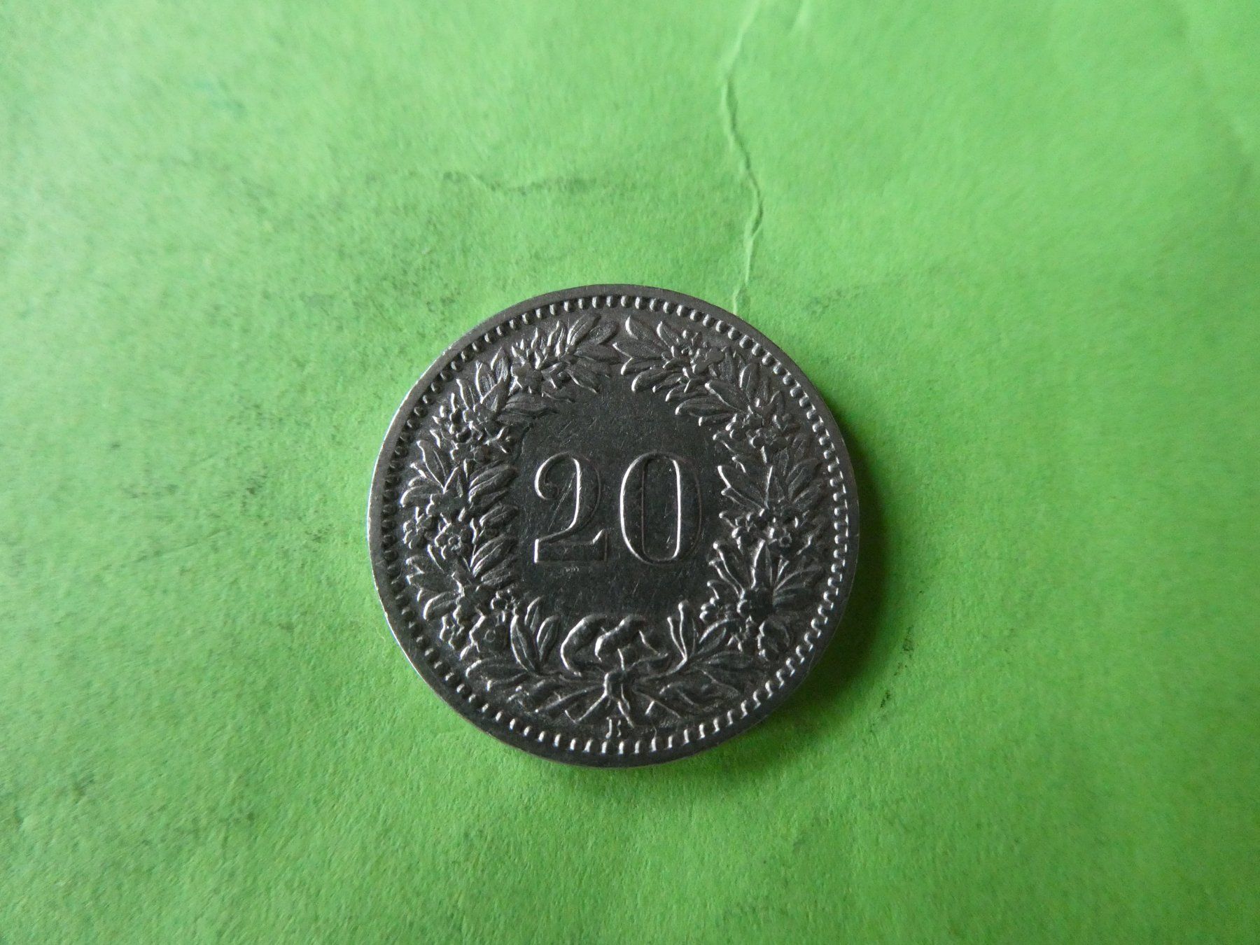 Tutti le monete: Schweiz 1906, 20 Rappen – Usato da Hinterforst venduto da Rohusri 1