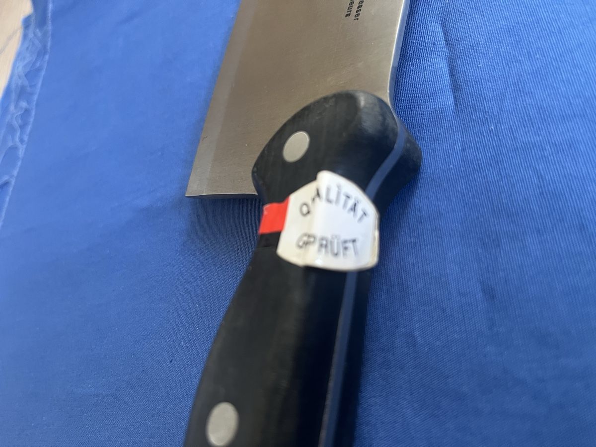 Küchenmesser: Hackmesser Schultzman Made in Germany – Gebraucht aus Romanshorn von Apfelschuss 2