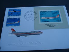 Sonderbrief 1972, Pro Aero , mit Vignettenblock
