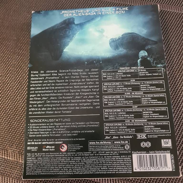 Alle DVDs: Prometheus to Alien Evolution – Gebraucht aus Liestal von CrystalCardToyShop 1