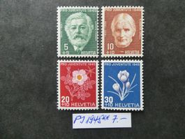 Pro Juventute 1945 postfrisch