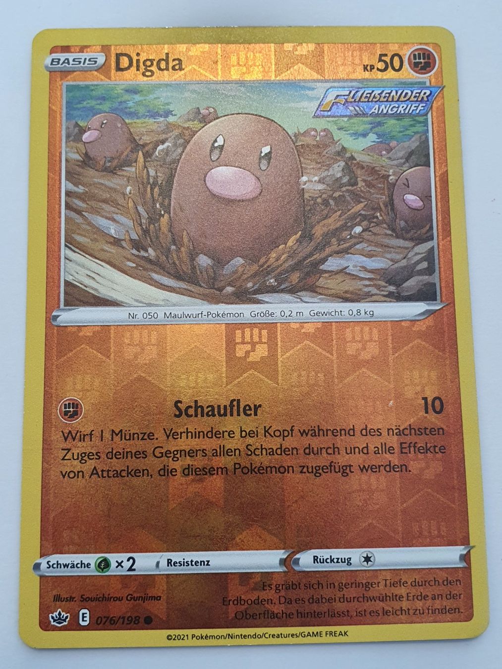 Pokémon Carte collezionabili: Digda / 2021 Pokémon / Reverse Holo – Usato da Oberdorf BL venduto da BaldenEagle