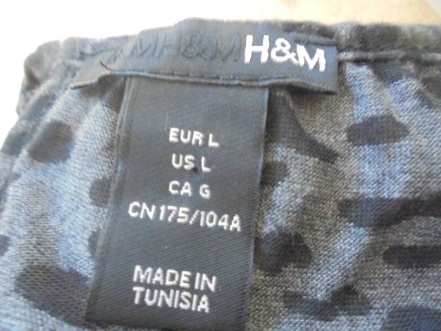 H&M Tops: TOP Gr. L, H & M Leo-Print, NEU – Neu (gemäss Beschreibung) aus Hinwil von Glasperlen 2