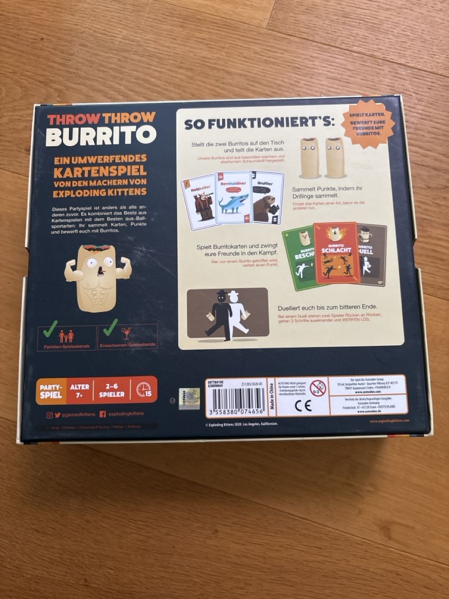Giochi: Kartenspiel Throw Throw Burrito von Exploding Kittens – Nuovo (secondo la descrizione) da Pfaffnau venduto da Celi77777 1