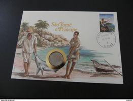 Münzbrief São Tomé e Principe 5 Dobras 1977
