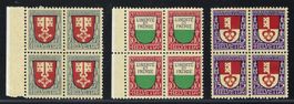 Pro Juventute 1919 4er-Block ⊞ ungebr. * J12-J14 Kat. 80.-