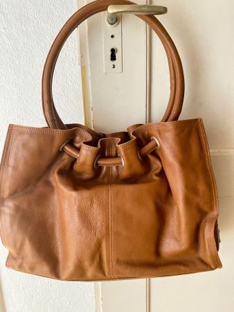 Synonyme Paris Ledertasche Cognac Top Zustand Herbst 🍁