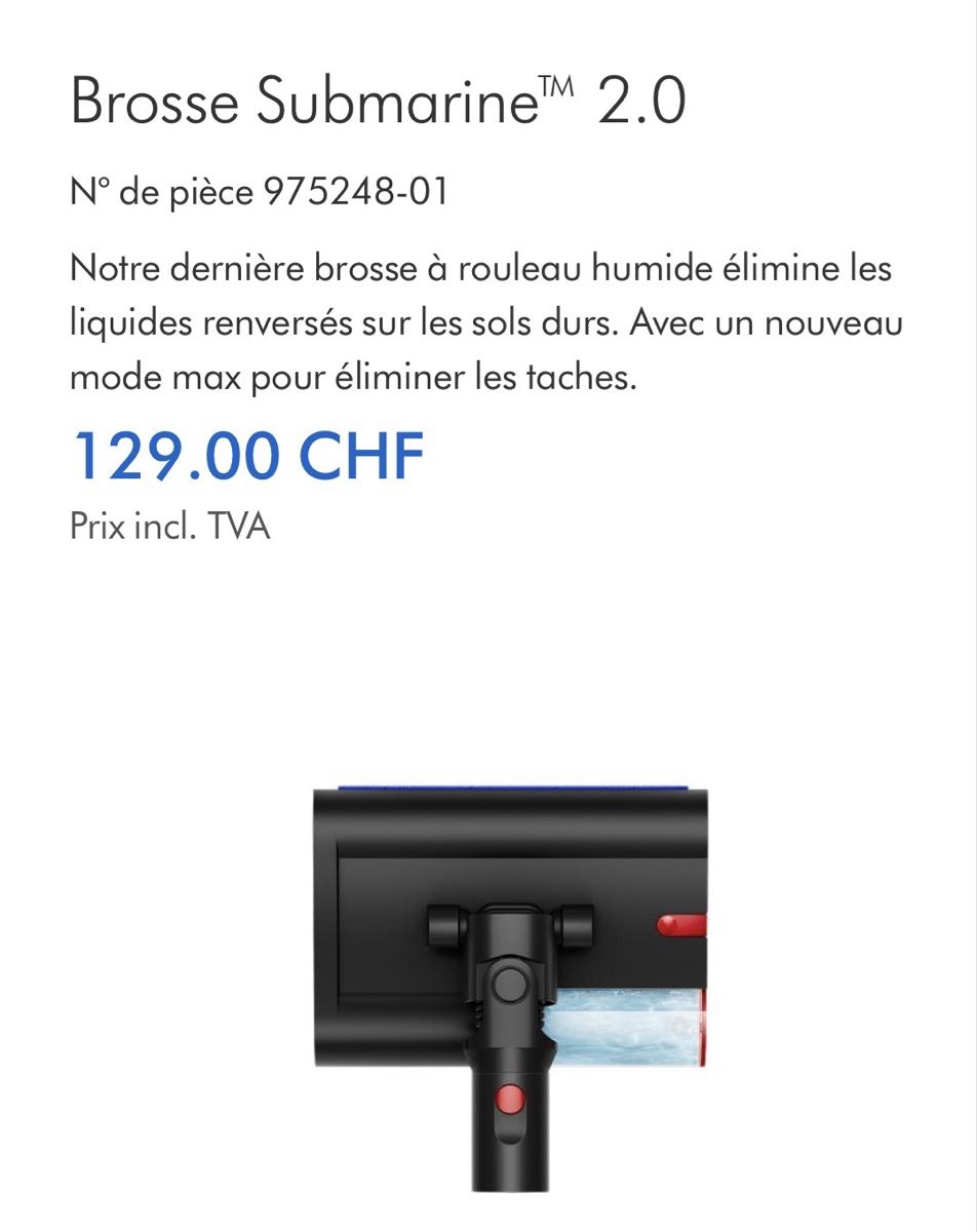 Dyson Staubsauger & Zubehör: Brosse Submarine 2.0 Dyson V16 – Neu (gemäss Beschreibung) aus Villiers von vins.paillard