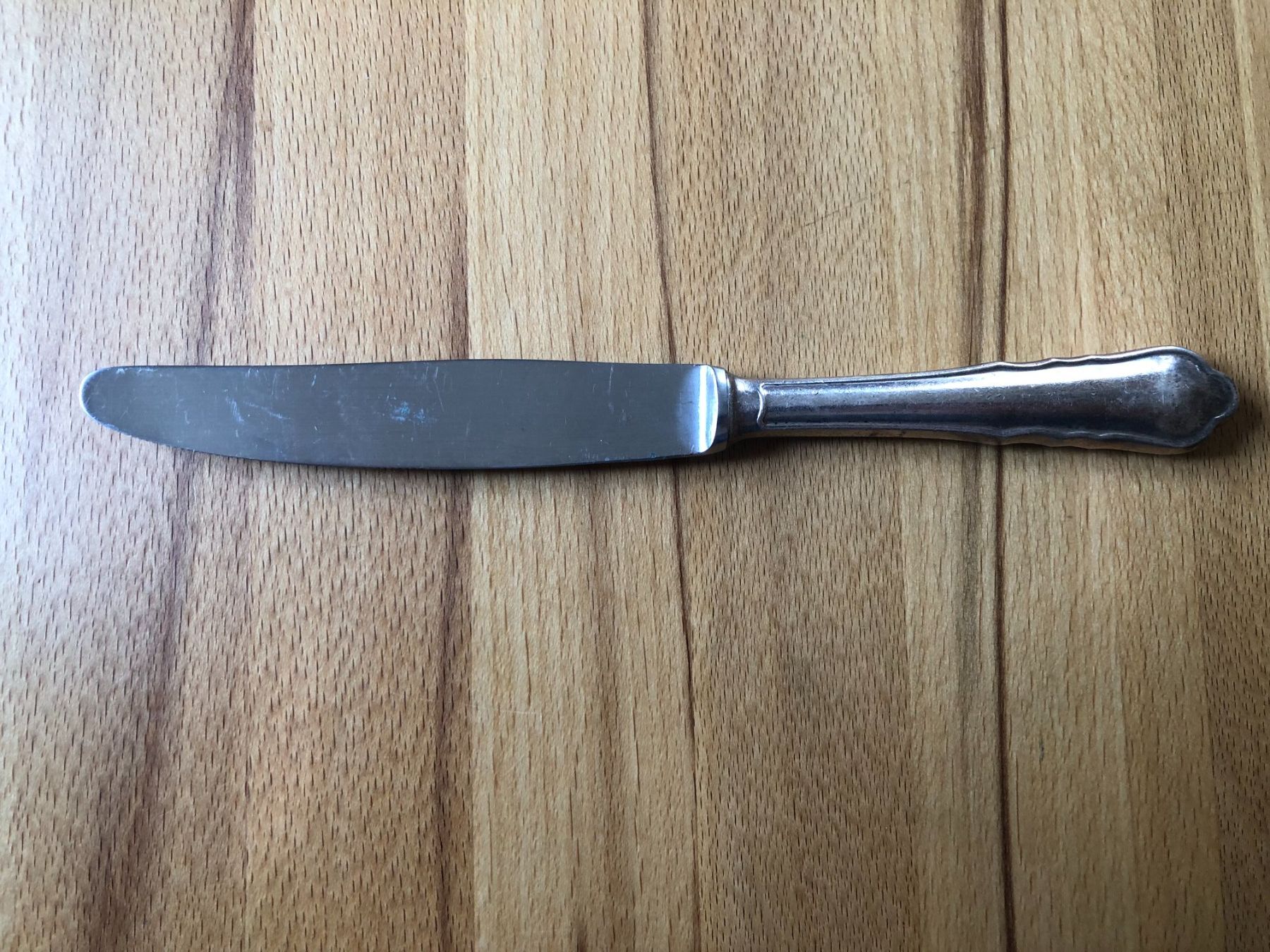 Berndorf Posate: 1 Messer 90 20 Versilbert Antik Vintage – Usato da Basel venduto da Cambes 1