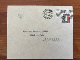 1925 PJ auf Brief   (G2295)
