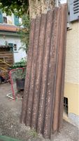 3 Stk. Welleternit Platten braun gebraucht