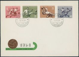 FL - 1954 - Sport - Fussball - Ersttagsbrief FDC ET