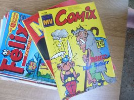 Comix Hefte Konvolut Felix Micky Maus div.25 Stück
