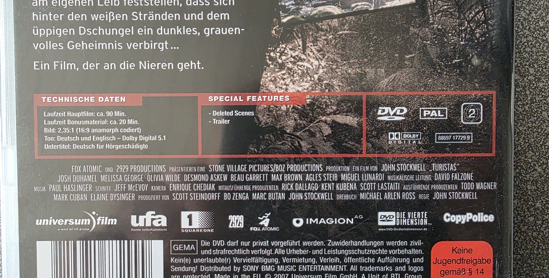 Tous les DVDs: DVD Turistas – D'occasion à Oetwil am See par fineli2 1