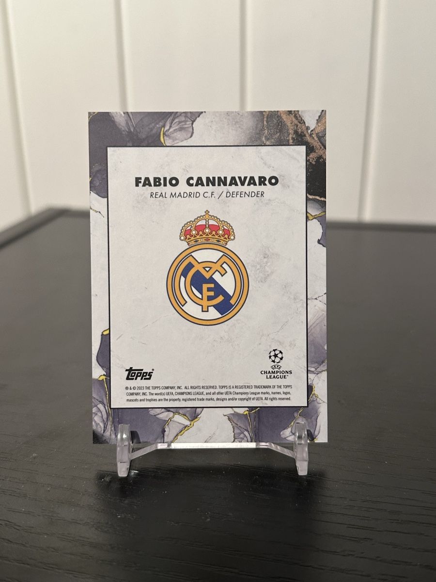 Topps Carte collezionabili: Topps Inception Cannavaro Real Madrid /99 – Nuovo (secondo la descrizione) da Unterstammheim venduto da Robin059 1