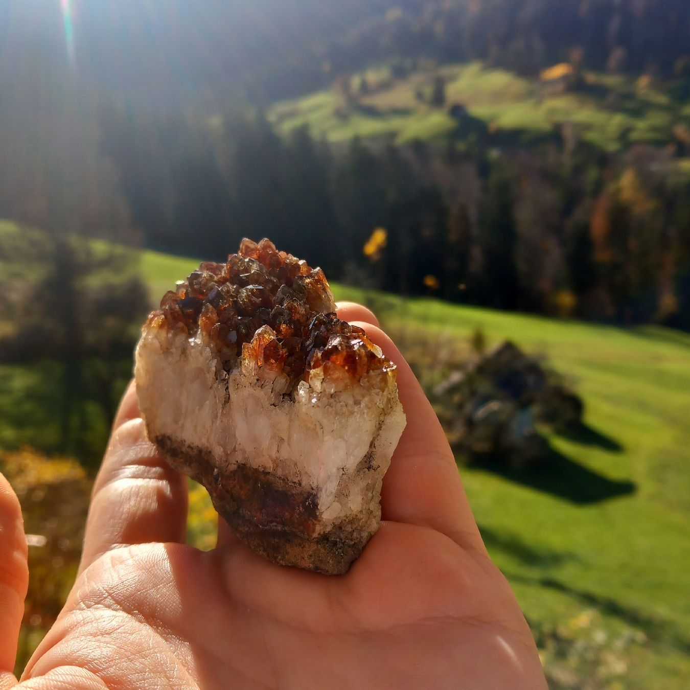 Pietre preziose: Citrin Quarz Druse Edelstein 181g – Usato da Ebnat-Kappel venduto da blazzi 1