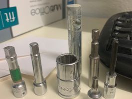 Werkzeug, 7teilig, Steckschlüsseleinsätze
