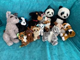 Grosse Sammlung Ty Stofftiere ideal zum Kuscheln und Spielen