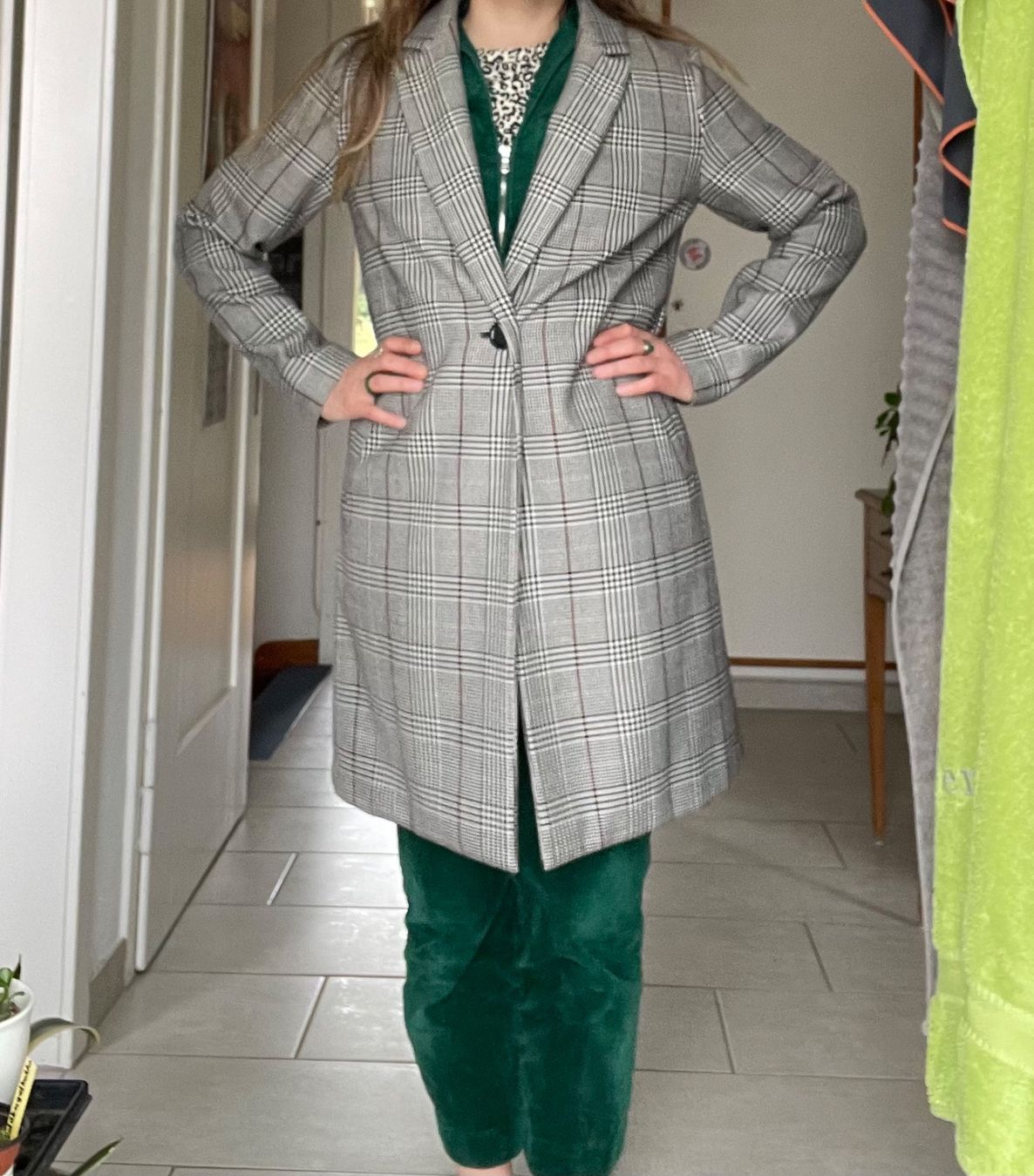 Someday Cappotti: Eleganter Damen Mantel im Karomuster – Usato da Winterthur venduto da maclili 1