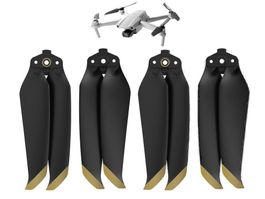 4 DJI MAVIC AIR 2 - LOW NOISE PROPELLER 7238F - GOLD