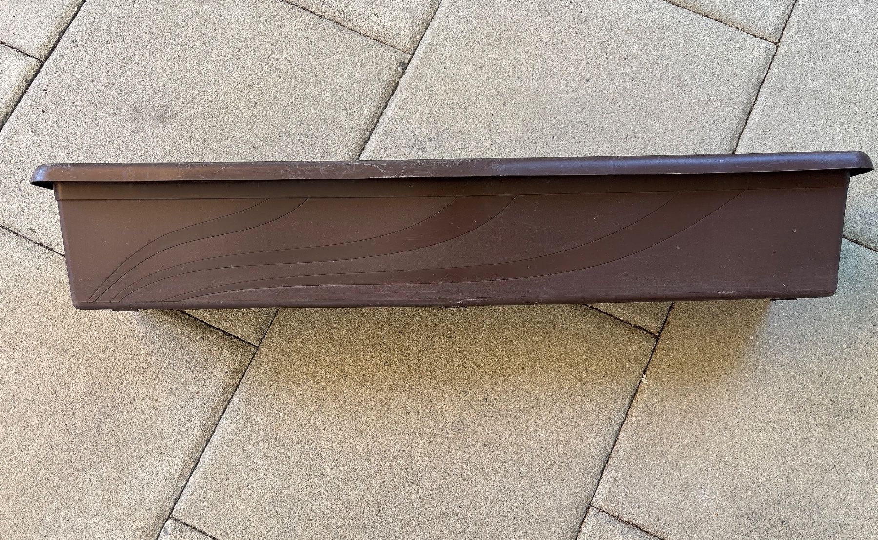 Coop Vasi per fiori: Top! Blumentrog mit Untersetzer braun Kunststoff robust – Usato da Oberglatt ZH venduto da qilinw 2