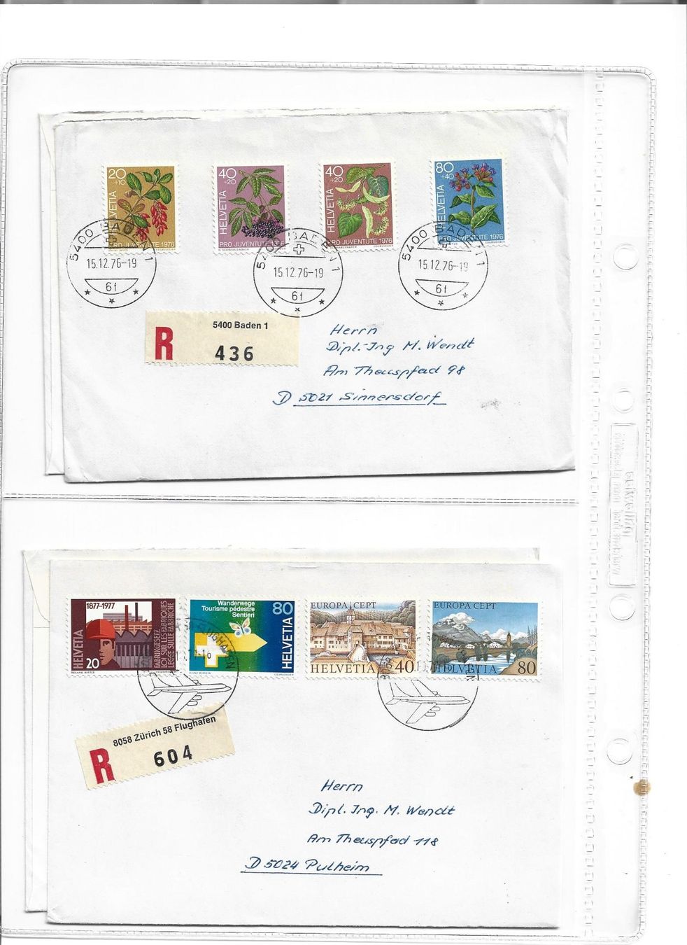 Alle Briefmarken: 10 lettres 10 Buchstaben – Gebraucht aus Delemont von toutdubon11 2