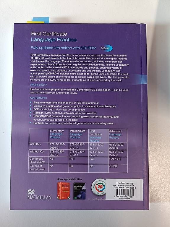 Bücher: First Certificate - Language Practice – Gebraucht aus Däniken SO von nico199511 1
