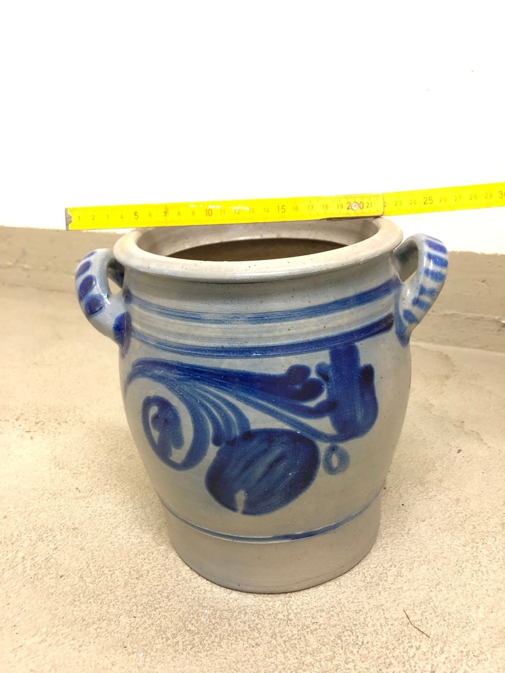 Vasi per fiori: Steingut Topf 25 cm hoch – Usato da Männedorf venduto da JaLa. 1