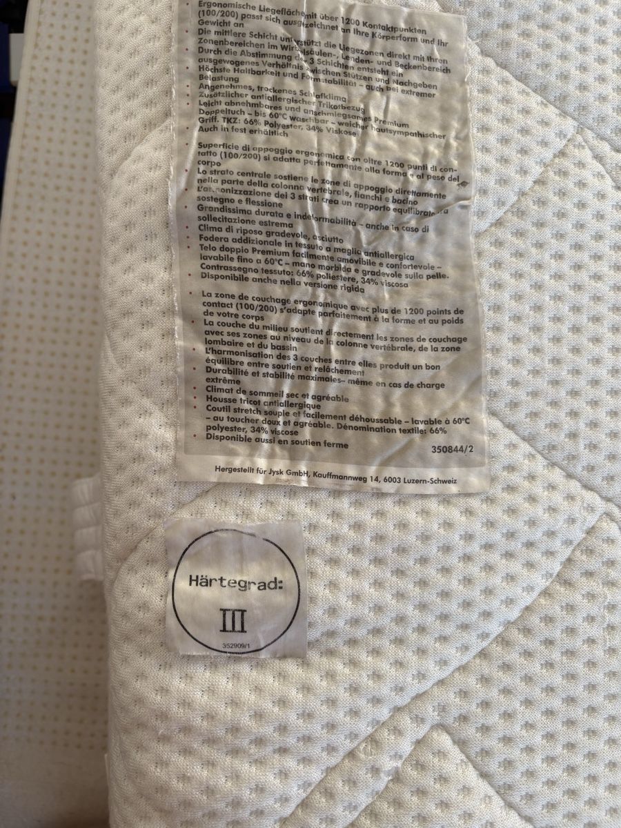 Matelas: Matratze ErgoMaxx River 90 x 200 – D'occasion à Bern par Erik_and_Son 1