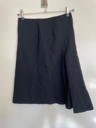 TER ET BANTINE  Jupe made in Italy asymm. tiefe FALTEN seitl