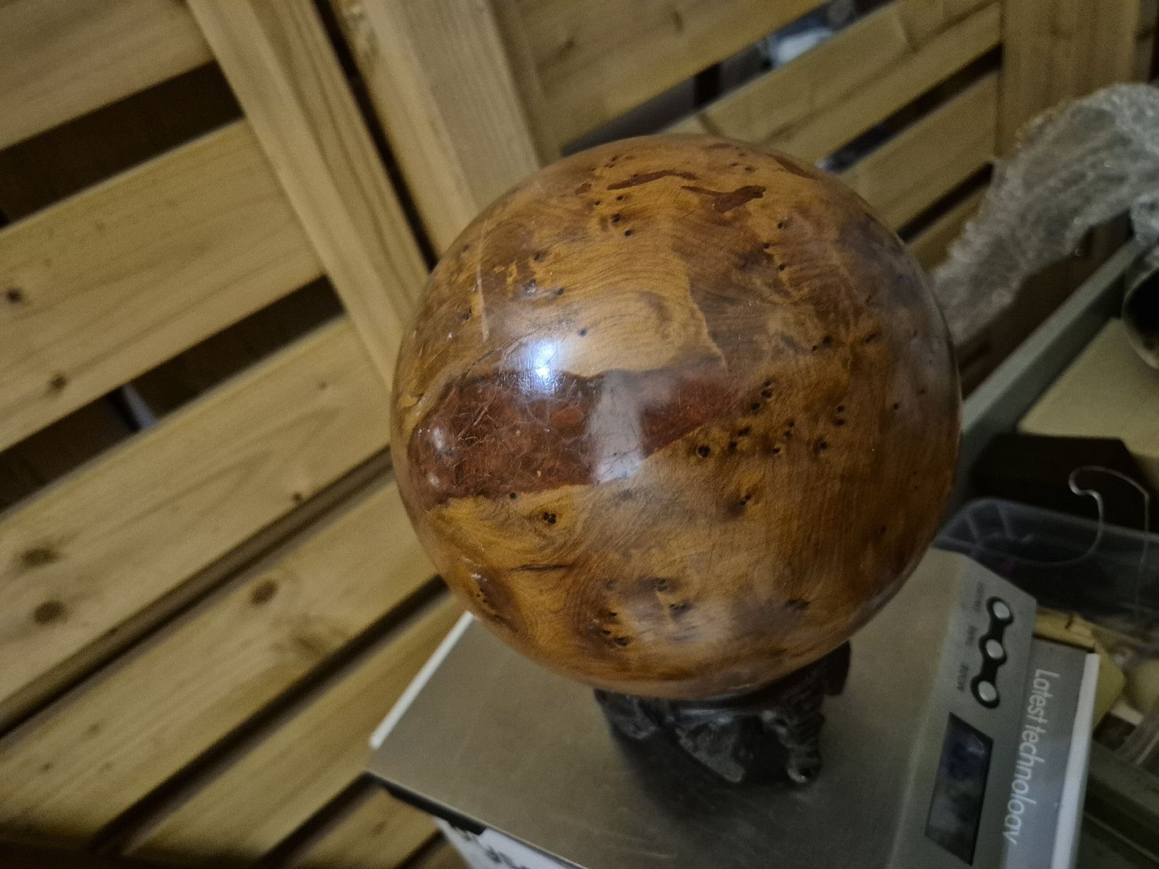 Alle Dekorationen: Holzkugel Unikat Kugel Holz – Gebraucht aus Russikon von eunicetungol 3