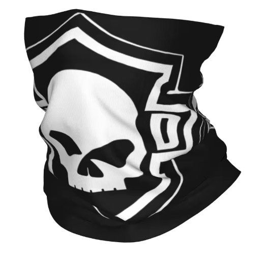 Passmontagna & Scaldacolli: Cache-cou moto💀! J081 – Nuovo e nell'imballaggio originale da Allens venduto da MADE.IN.ROCK.N.ROLL