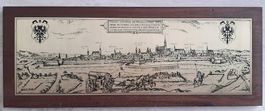 Panorama Wien Bild aus Messing