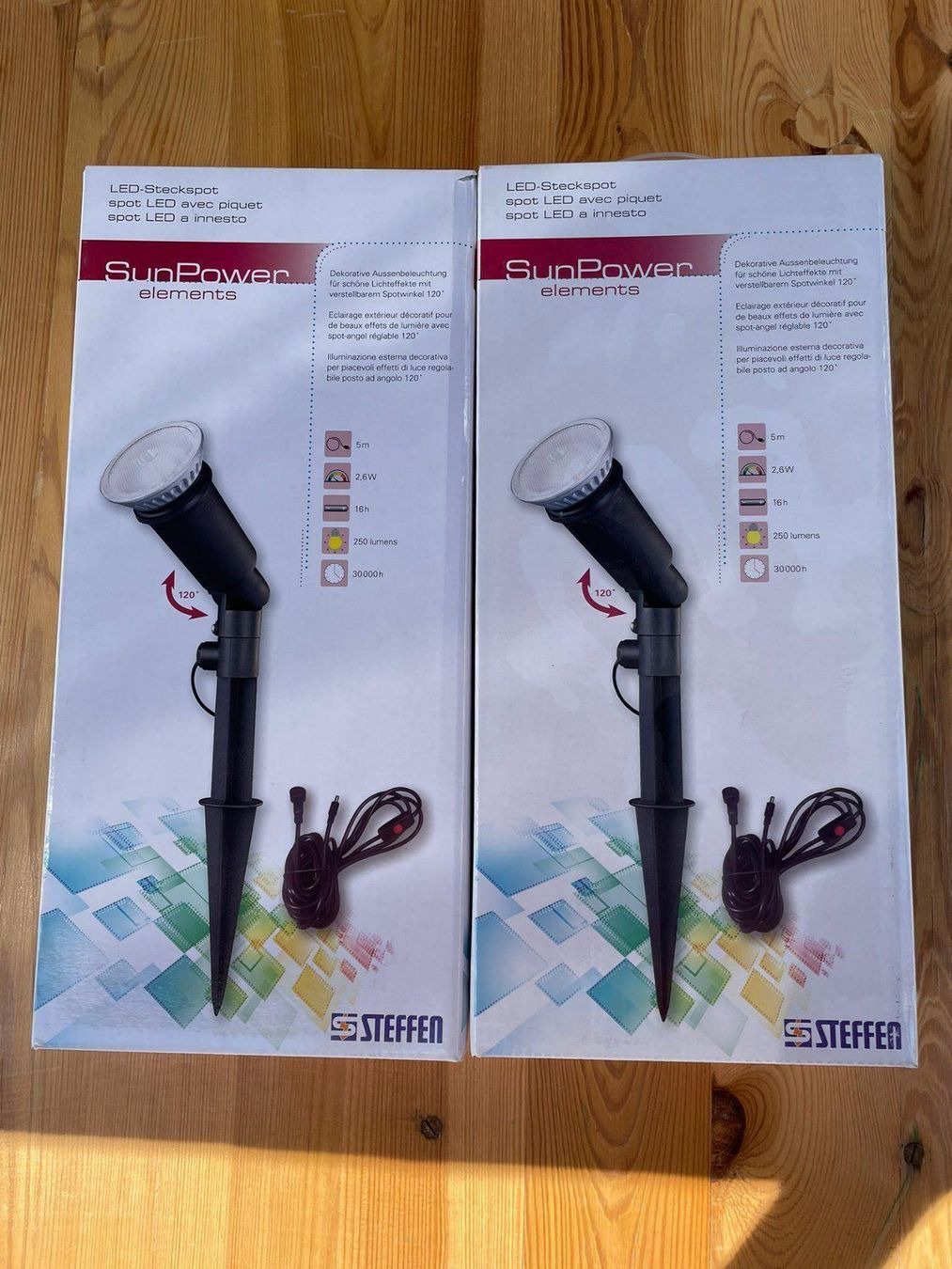 Lampade: 2 x LED-Steckspots von SunPower – Nuovo e nell'imballaggio originale da Wängi venduto da Thurgauer98