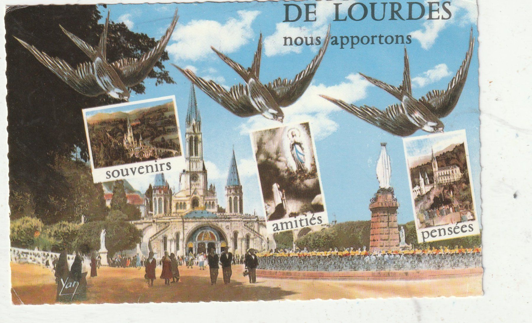 Cartoline postali: Lourdes – Usato da Lumbrein venduto da made02